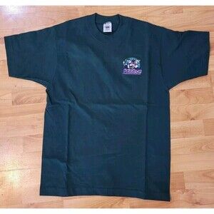 Vintage Minnesota Moose T Shirt Fruit of the Loom 90’s Hockey FOTL Medium 94-96